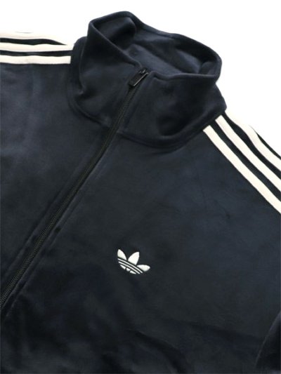 画像3: 【送料無料】ADIDAS FIREBIRD VELOUR TRACK TOP-BLACK
