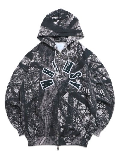 画像1: 【送料無料】WHIMSY SOCKS ARCH LOGO ZIP HOODIE CAMO