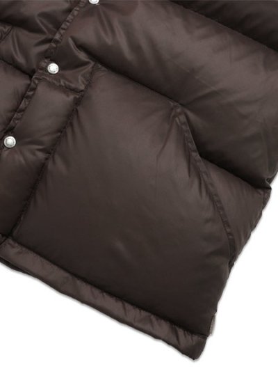 画像4: 【送料無料】WHIMSY SOCKS SMALL SNAP DOWN VEST BROWN