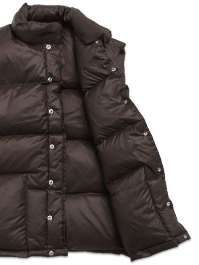 画像5: 【送料無料】WHIMSY SOCKS SMALL SNAP DOWN VEST BROWN