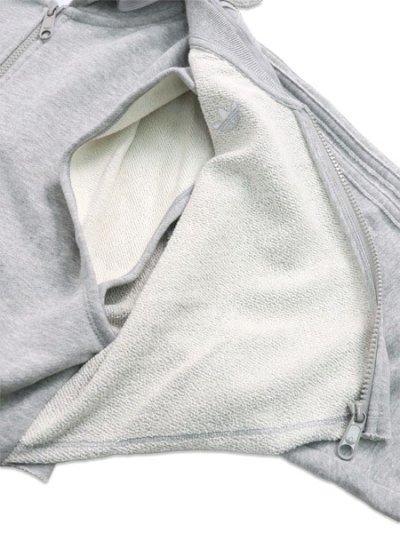 画像4: 【送料無料】ADIDAS WMNS SST DOUBLE FRONT HOODIE-MEDIUM GREY HEATHER