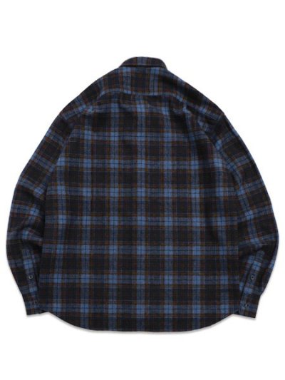 画像2: 【送料無料】WHIMSY SOCKS TARTAN FLANNEL SHIRT BLUE