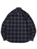 画像2: 【送料無料】WHIMSY SOCKS TARTAN FLANNEL SHIRT BLUE (2)