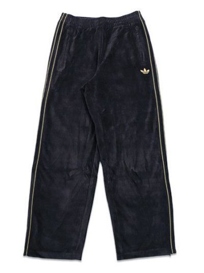 画像1: 【送料無料】ADIDAS FIREBIRD VELOUR TRACK PANTS-BLACK