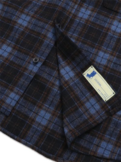画像5: 【送料無料】WHIMSY SOCKS TARTAN FLANNEL SHIRT BLUE