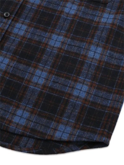 画像4: 【送料無料】WHIMSY SOCKS TARTAN FLANNEL SHIRT BLUE