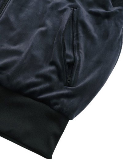 画像4: 【送料無料】ADIDAS FIREBIRD VELOUR TRACK TOP-BLACK