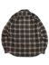 画像2: 【送料無料】WHIMSY SOCKS TARTAN FLANNEL SHIRT BLACK (2)