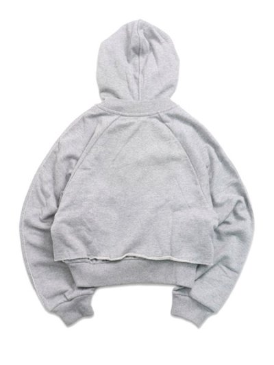画像2: 【送料無料】ADIDAS WMNS SST DOUBLE FRONT HOODIE-MEDIUM GREY HEATHER