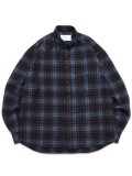 【送料無料】WHIMSY SOCKS TARTAN FLANNEL SHIRT BLUE