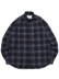 画像1: 【送料無料】WHIMSY SOCKS TARTAN FLANNEL SHIRT BLUE (1)