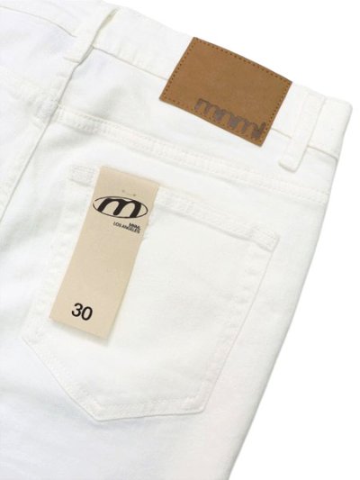 画像5: 【送料無料】mnml X165 PAISLEY STRETCH DENIM WHITE/BLACK