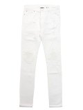 【送料無料】mnml X162 STRETCH DENIM WHITE