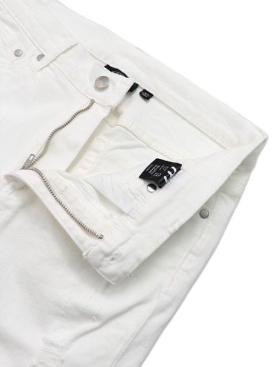 画像4: 【送料無料】mnml X162 STRETCH DENIM WHITE