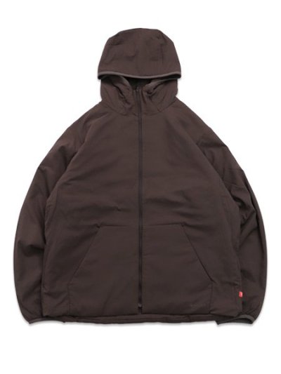 画像1: 【送料無料】SNOW PEAK FLEXIBLE INSULATED ZIP PARKA DARK BROWN
