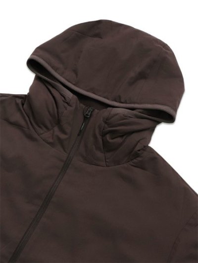 画像3: 【送料無料】SNOW PEAK FLEXIBLE INSULATED ZIP PARKA DARK BROWN
