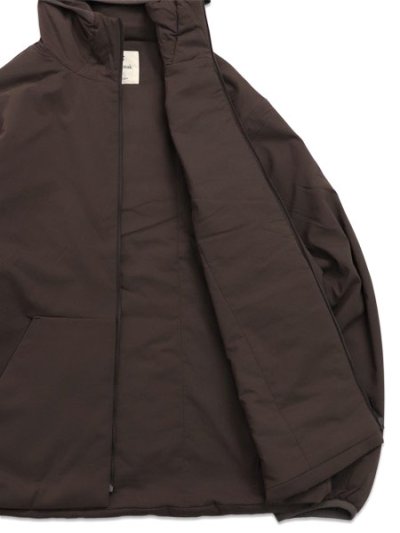 画像6: 【送料無料】SNOW PEAK FLEXIBLE INSULATED ZIP PARKA DARK BROWN