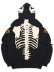 画像2: 【送料無料】VANSON BONE ZIP KNIT HOODIE BLACK/WHITE (2)