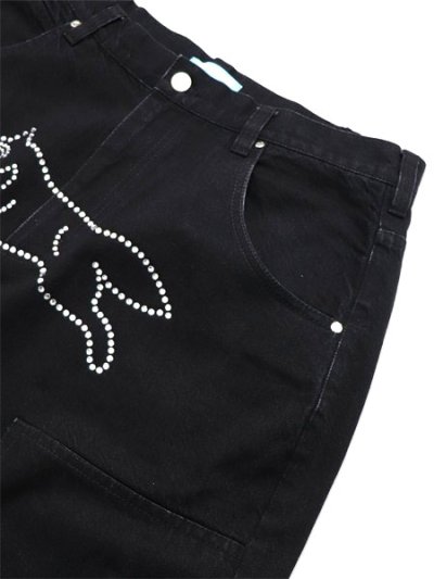 画像3: 【送料無料】ICECREAM RHINESTONE BUGGY DENIM BLACK