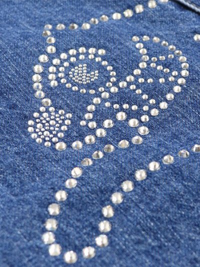 画像6: 【送料無料】ICECREAM RHINESTONE BUGGY DENIM BLUE