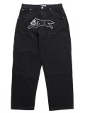 【送料無料】ICECREAM RHINESTONE BUGGY DENIM BLACK