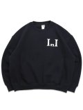 【送料無料】EXPANSION INI CREW NECK SWEATSHIRTS BLACK
