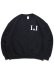 画像1: 【送料無料】EXPANSION INI CREW NECK SWEATSHIRTS BLACK (1)