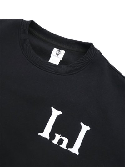 画像3: 【送料無料】EXPANSION INI CREW NECK SWEATSHIRTS BLACK