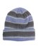 画像2: KANGOL FUZZY STRIPE BEANIE GROUNDING GREY (2)