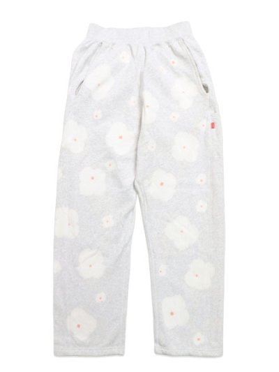 画像1: 【送料無料】WHIMSY SOCKS STITCHED SWEAT PANT FLOWERS