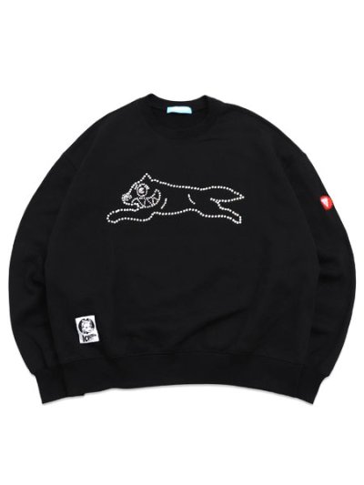 画像1: 【送料無料】ICECREAM RHINESTONE COTTON SWEATSHIRT