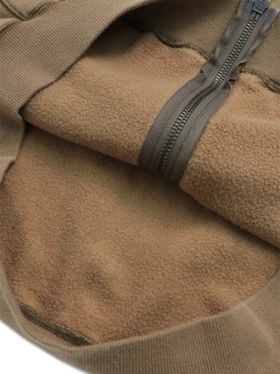 画像6: 【送料無料】WHIMSY SOCKS FADED ARCH LOGO ZIP HOODIE KHAKI