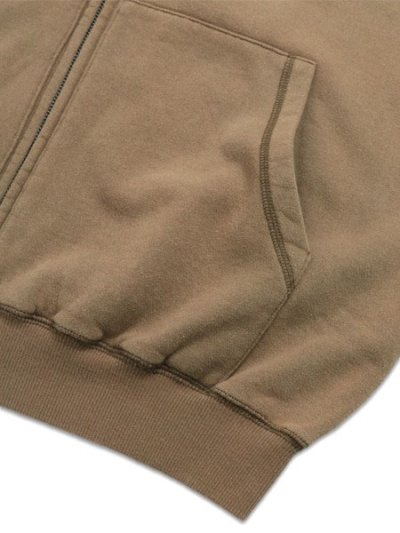 画像4: 【送料無料】WHIMSY SOCKS FADED ARCH LOGO ZIP HOODIE KHAKI