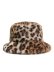 画像2: 【送料無料】KANGOL FAUX FUR BUCKET WARM TAUPE LEOPARD (2)