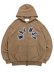 画像1: 【送料無料】WHIMSY SOCKS FADED ARCH LOGO ZIP HOODIE KHAKI (1)