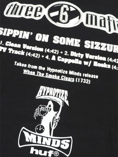 画像5: 【送料無料】HUF THREE 6 MAFIA HEAVYWEIGHT HOODIE