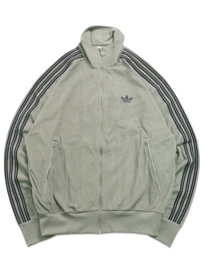 画像1: 【送料無料】ADIDAS FIREBIRD CORDUROY TRACK TOP-SILVER PEBBLE