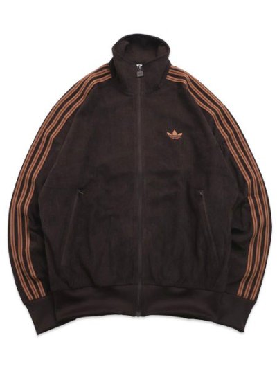 画像1: 【送料無料】ADIDAS FIREBIRD CORDUROY TRACK TOP-AURORA COFFEE