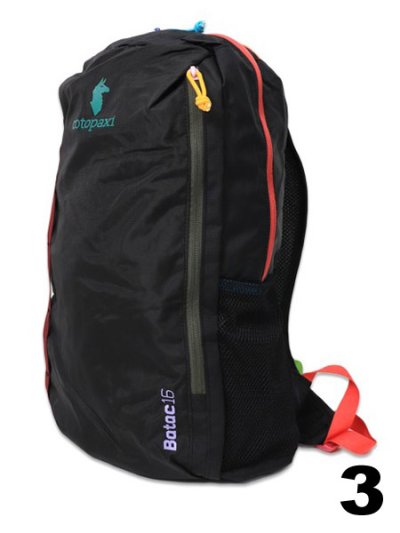 画像7: 【送料無料】COTOPAXI BATAC 16L BACKPACK DEL DIA DARK BLACK ASSORT