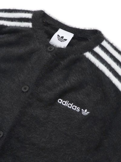 画像3: 【送料無料】ADIDAS WMNS FLUFFY CARDIGAN-BLACK