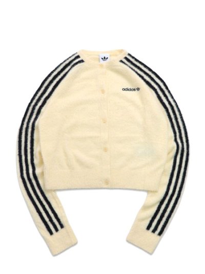 画像1: 【送料無料】ADIDAS WMNS FLUFFY CARDIGAN-WARM VANILLA