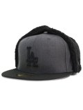 NEW ERA 59FIFTY DOG EAR DODGERS HEATHER GRAPHITE/BLACK