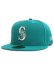 画像1: NEW ERA 59FIFTY MARINERS LOGO NORTHWEST GREEN (1)