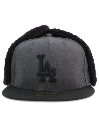 画像2: NEW ERA 59FIFTY DOG EAR DODGERS HEATHER GRAPHITE/BLACK