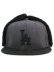 画像2: NEW ERA 59FIFTY DOG EAR DODGERS HEATHER GRAPHITE/BLACK (2)