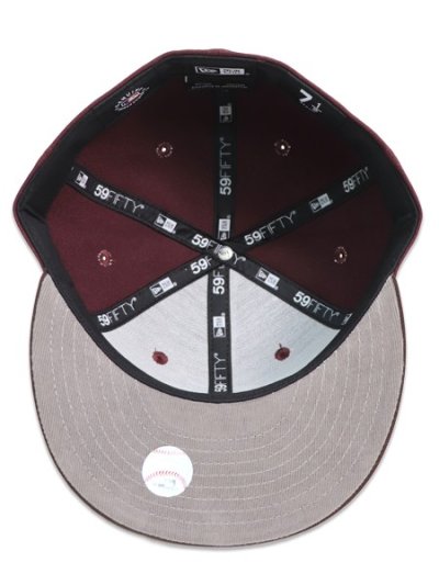 画像5: NEW ERA 59FIFTY DEEP AUTUMN BLUE JAYS MAROON/BURNT WOOD