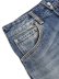 画像3: 【送料無料】EVISU PINK DAIKOKU RIPPED JEANS MID TONE INDIGO (3)