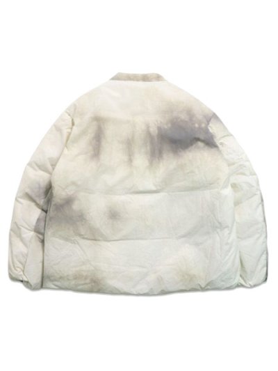 画像2: 【送料無料】SNOW PEAK SHIBORI DYEING DOWN JACKET IVORY