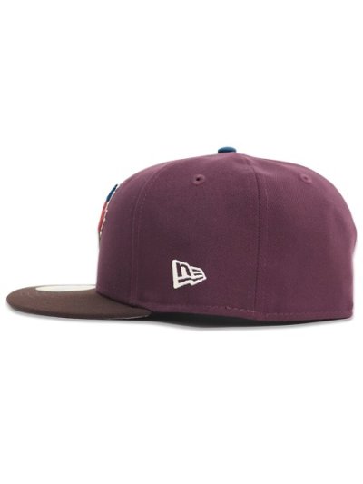 画像3: NEW ERA 59FIFTY DEEP AUTUMN BLUE JAYS MAROON/BURNT WOOD