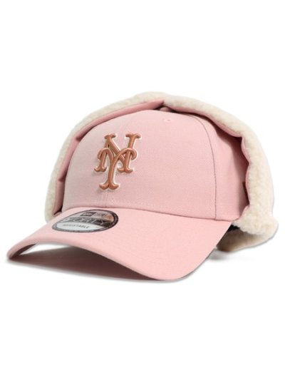 画像1: NEW ERA 9FORTY DOG EAR METS PINK ROUGE